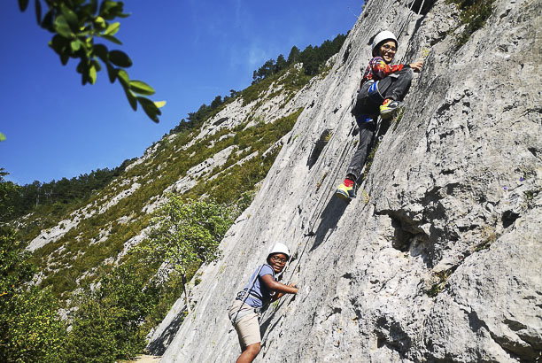 Vacances pour tous - colonies de vacances  - Lus-la-Croix-Haute - Grimpeur nature
