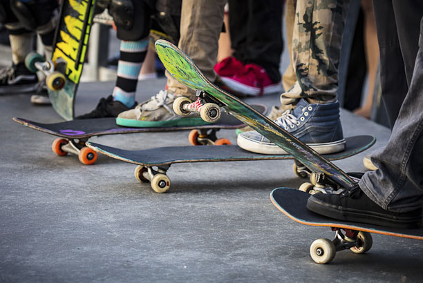 Vacances pour tous - colonies de vacances  - Les Carroz-d'Arâches - Skate aux Carroz