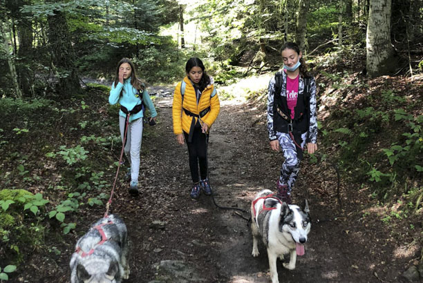 Vacances pour tous - colonies de vacances  - Le Bessat - Cani-rando