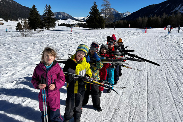 Vacances pour tous - colonies de vacances  - Les Glières - Ski de fond et biathlon, l'aventure nordique