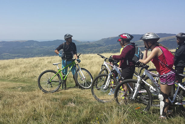 Vacances pour tous - colonies de vacances  - Le Lioran - VTT sensation