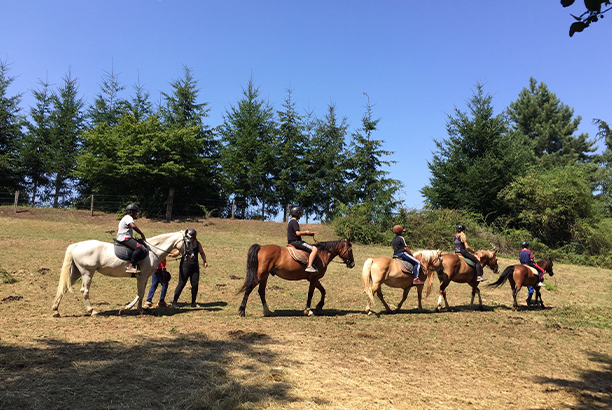 Vacances pour tous - colonies de vacances  - Saint-Germain-Lespinasse - Équitation plaisirs