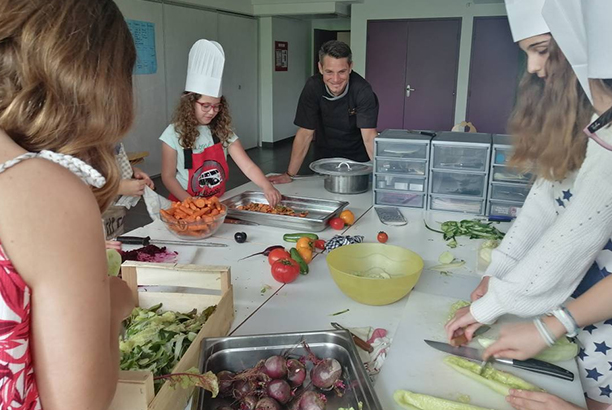 Vacances pour tous - colonies de vacances  - Mûrs-Érigné - La nature dans mon assiette